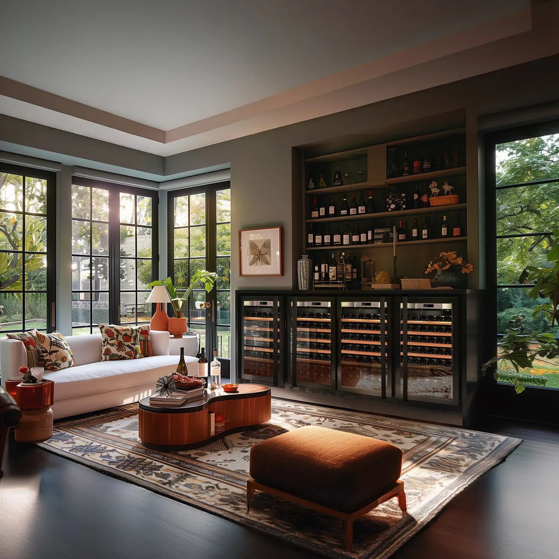 1-Temp Loft Vintage 74 Bottles Full Sliding Shelves Transtherm LOXXPV3 - Transtherm - Wine Fridge Pros