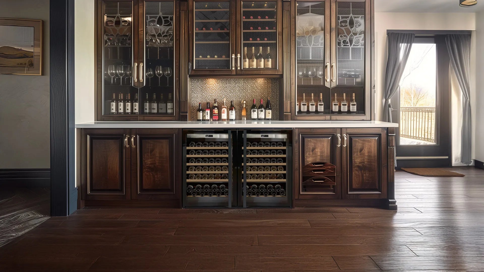 1-Temp Loft Vintage 74 Bottles Full Sliding Shelves Transtherm LOXXPV3 - Transtherm - Wine Fridge Pros