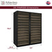 63" Wide Vite II Tru-Vino 554 Bottle Dual Zone Black Side-by-Side Wine Refrigerator - Allavino 2X-YHWR305-1B20 - Allavino - Wine Fridge Pros