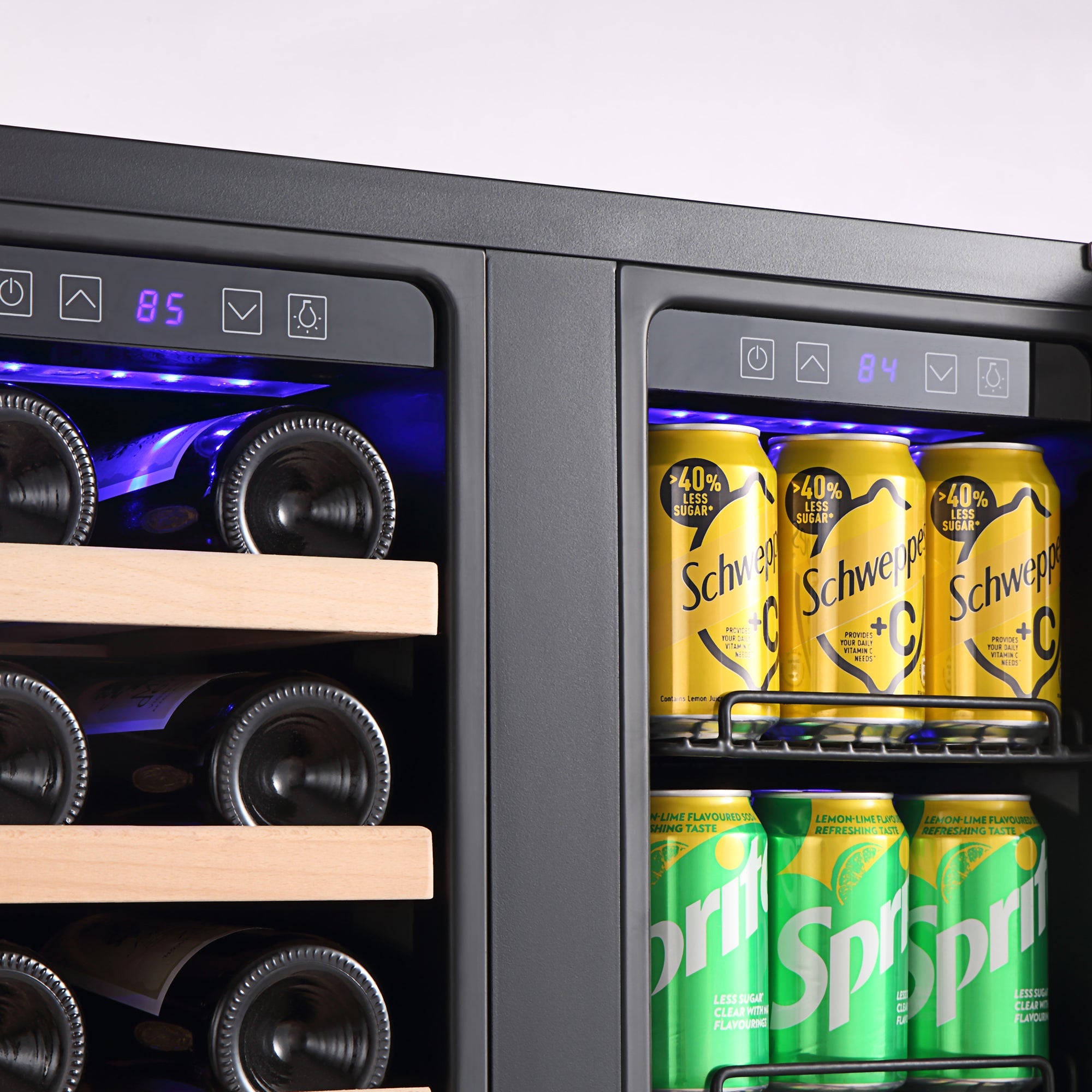 24" Dual Zone Wine and Beer Fridge Beverage Cooler - Empava BR03D - Empava - Wine Fridge Pros