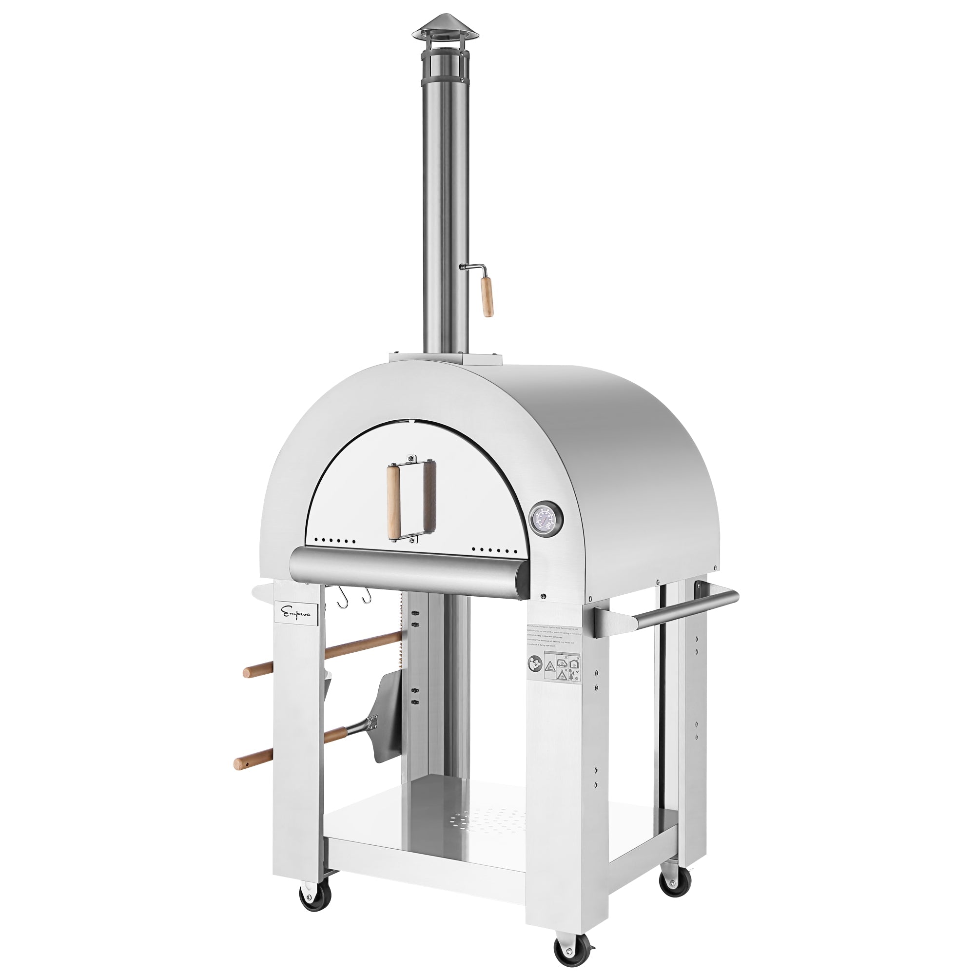 Outdoor Wood Fired Pizza Oven - Empava PG01 - Empava - Wine Fridge Pros
