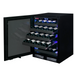 Reserva Series 50 Bottle 34" Tall Single Zone Left Hinge Black Stainless Steel Wine Cooler Refrigerator - Allavino BDW5034S-1BSL - Allavino - Wine Fridge Pros