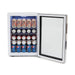 90 Can Freestanding Beverage Refrigerator Cooler With Lock Stainless Steel - Whynter BR-091WS - Whynter - Wine Fridge Pros