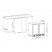 36-inch Under Bench Dual-Zone Wine Cooler with Low-E Glass Door - KingsBottle KBU190W2 - KingsBottle - Wine Fridge Pros