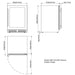 Ultimate Under-Bench Wine & Beverage Refrigerator Combo with Low-E Glass Door - KingsBottle KBU145BW2 - KingsBottle - Wine Fridge Pros