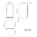 47" High Wine & Beverage Refrigerator Combo with Triple Temp. Zones - KingsBottle KBU265BW3 - KingsBottle - Wine Fridge Pros