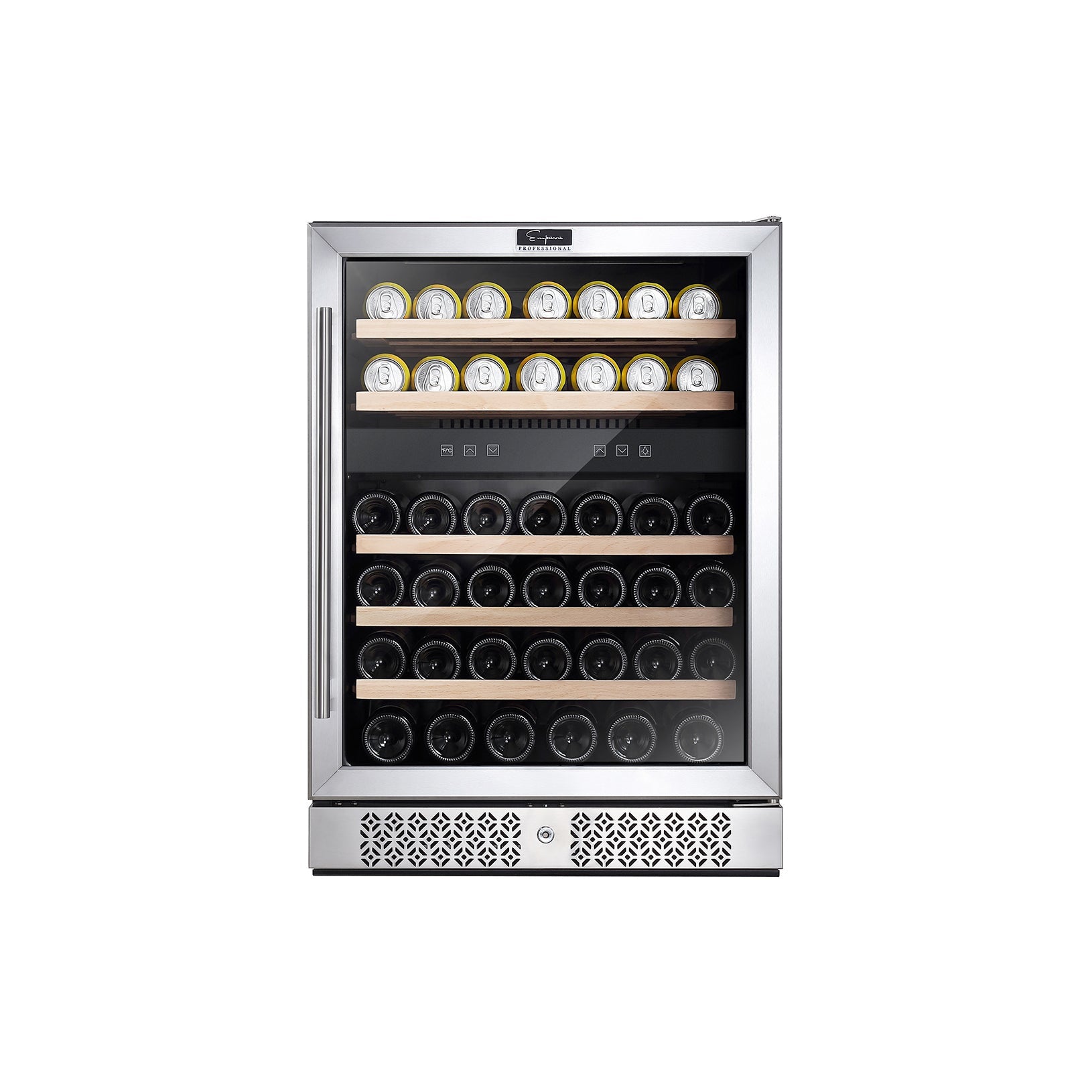 24" Dual Zone 46 Bottles Wine & Beverage Cooler - Empava WC04D - Empava - Wine Fridge Pros