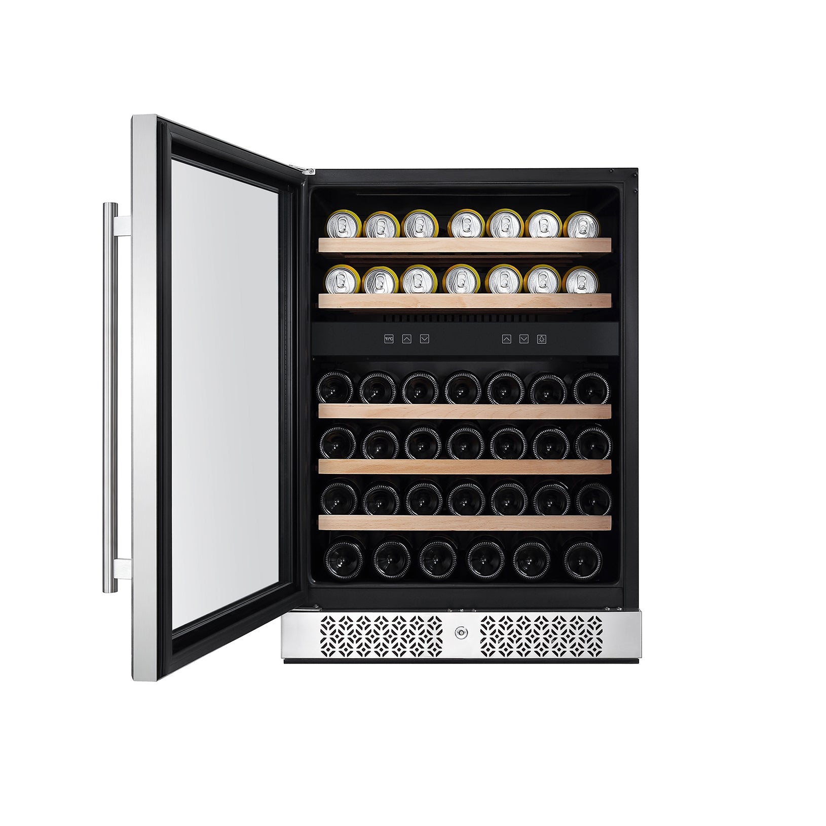 24" Dual Zone 46 Bottles Wine & Beverage Cooler - Empava WC04D - Empava - Wine Fridge Pros