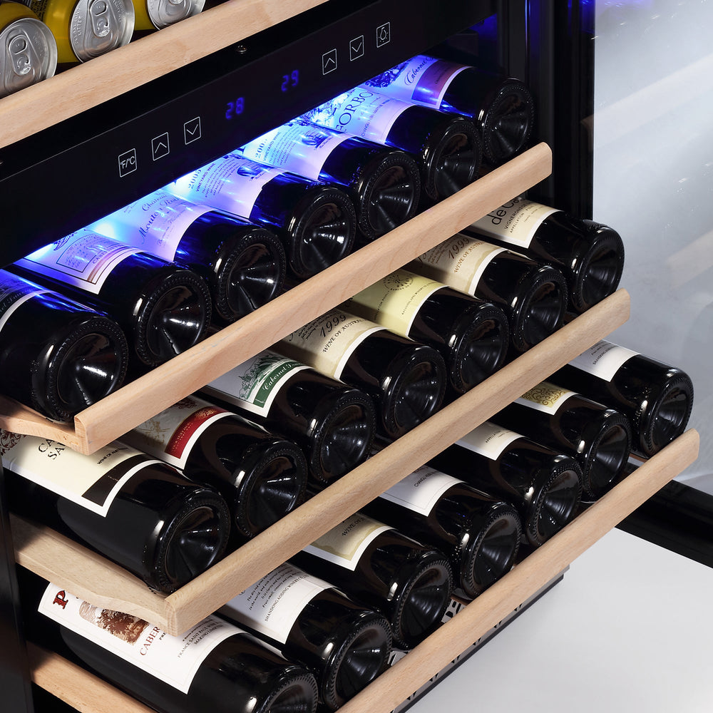 24" Dual Zone 46 Bottles Wine & Beverage Cooler - Empava WC04D - Empava - Wine Fridge Pros