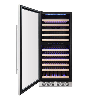 Dual Zone Wine Cooler 116 Bottles 55" Tall Wine Fridge - Empava WC06D - Empava - Wine Fridge Pros