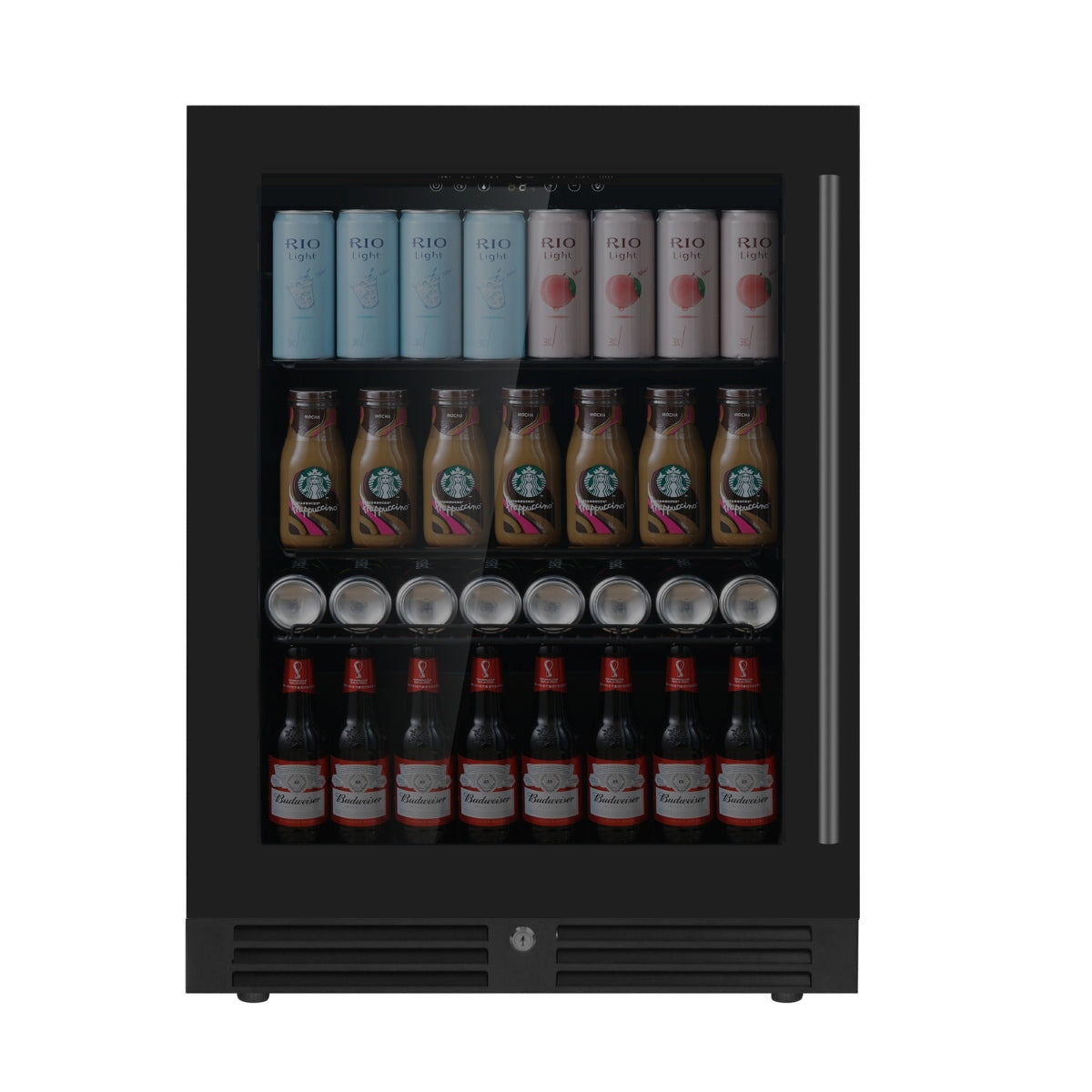 24 Inch Under Counter LOW-E Glass Door Beer Fridge - KingsBottle KBU145BX - KingsBottle - Wine Fridge Pros