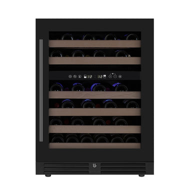 24 Inch Under Counter LOW-E Glass Door Dual Zone Wine Cooler - KingsBottle KBU145DX - KingsBottle - Wine Fridge Pros