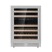 24 Inch Under Counter LOW-E Glass Door Dual Zone Wine Cooler - KingsBottle KBU145DX - KingsBottle - Wine Fridge Pros