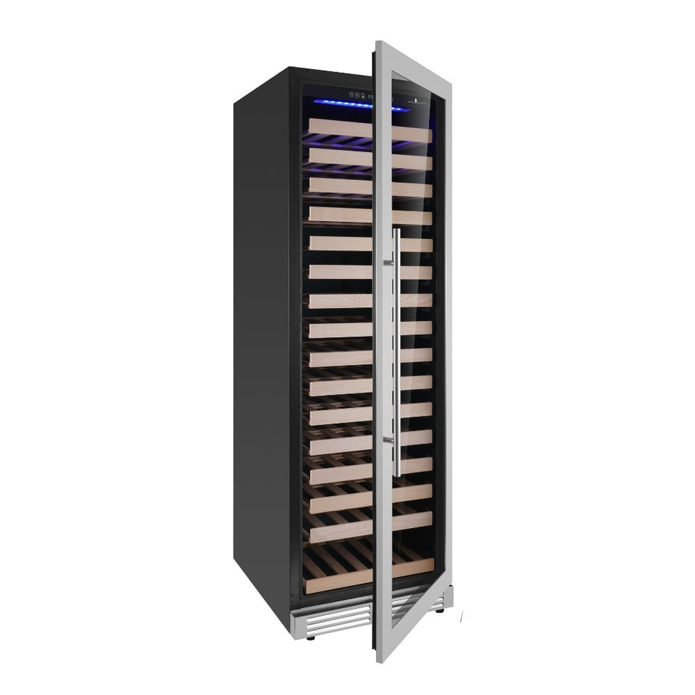 Upright Single Zone Large Wine Cooler With Low-E Glass Door - KingsBottle KBU425WX - KingsBottle - Wine Fridge Pros