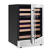 24 Inch Under Counter LOW-E Glass Door Dual Zone Wine Cooler - KingsBottle KBU145DX - KingsBottle - Wine Fridge Pros