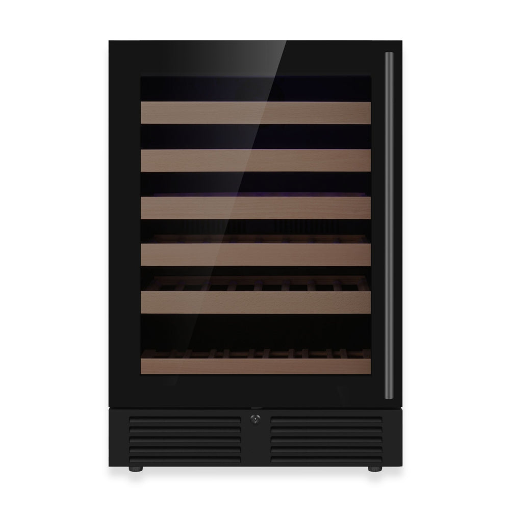 24-Inch Under-Counter Single Zone Wine Cooler with Low-E Glass Door - KingsBottle KBU145WX - KingsBottle - Wine Fridge Pros