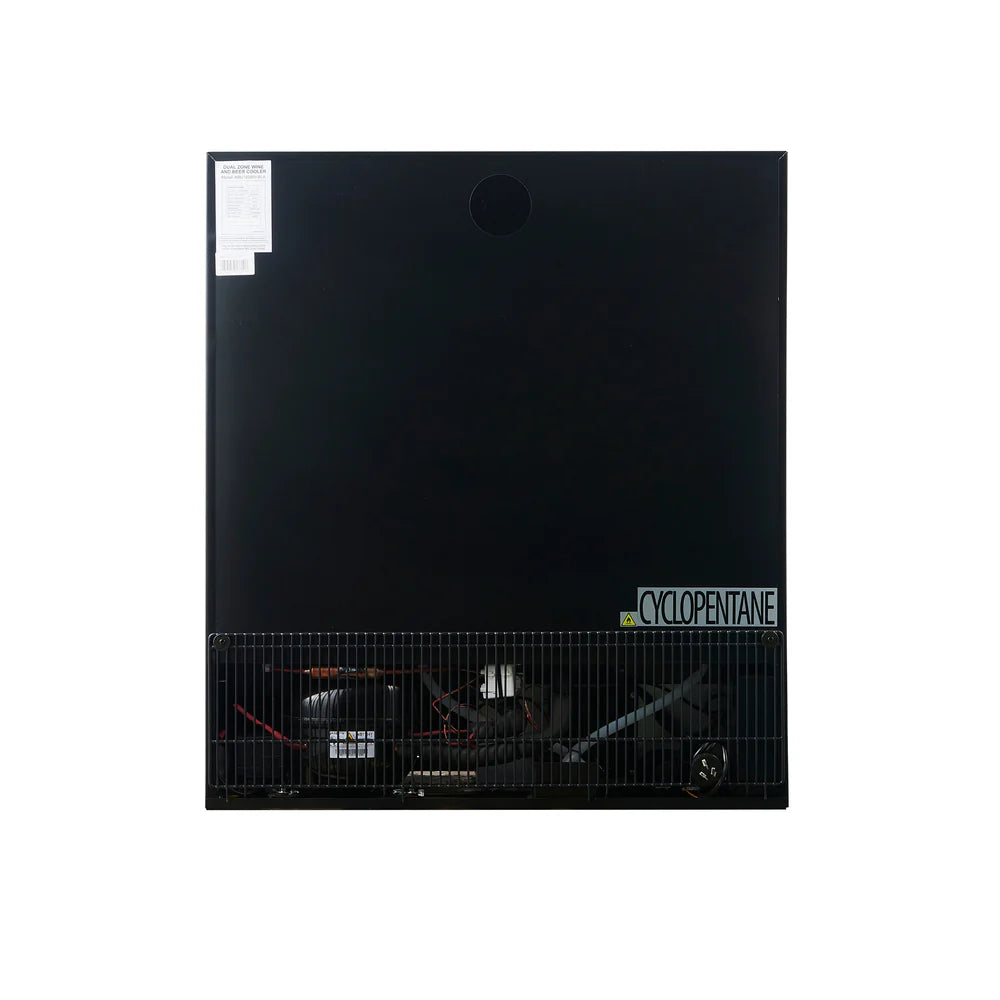 30-inch Dual Zone Wine Cooler with Low-E Glass Door - KingsBottle KBU165W2 - KingsBottle - Wine Fridge Pros