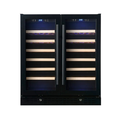 30-inch Dual Zone Wine Cooler with Low-E Glass Door - KingsBottle KBU165W2 - KingsBottle - Wine Fridge Pros