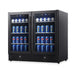36” Wide Under-Counter Dual Zone Beverage Cooler - KingsBottle KBU190B2 - KingsBottle - Wine Fridge Pros