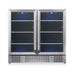 36” Wide Under-Counter Dual Zone Beverage Cooler - KingsBottle KBU190B2 - KingsBottle - Wine Fridge Pros