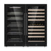 47" High Wine & Beverage Refrigerator Combo with Triple Temp. Zones - KingsBottle KBU265BW3 - KingsBottle - Wine Fridge Pros
