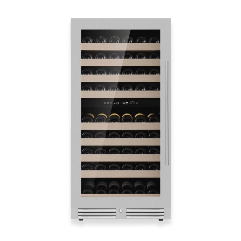 47-Inch Tall Dual Zone Wine Cooler with Low-E Glass Door - KingsBottle KBU265DX - KingsBottle - Wine Fridge Pros