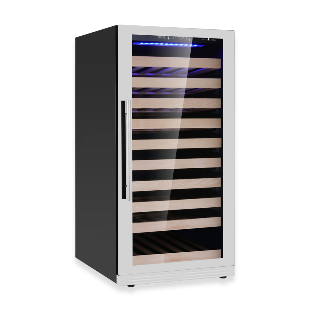 47-Inch Height Single Zone Wine Cooler with Low-E Glass Door - KingsBottle KBU265WX - KingsBottle - Wine Fridge Pros