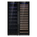 Ultimate Wine & Beverage Upright Refrigerator Combo with Low-E Glass Door - KingsBottle KBU425BW2 - KingsBottle - Wine Fridge Pros