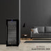 Contemporary 102 Bottle Single Zone Freestanding Wine Refrigerator with Black Glass Door - Allavino KWR102S-1BGR - Allavino - Wine Fridge Pros