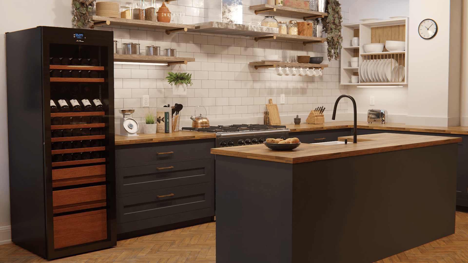 Aficionado Style Multi-zone Wine Refrigerator Cabinet - Includes White Glove delivery- Wine Guardian 99H0412-02 - Wine Guardian - Wine Fridge Pros