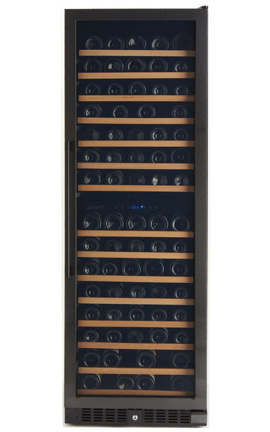 166 Bottle Black Stainless Wine Refrigerator, Dual Zone - Smith & Hanks RE55004 RW428DRBSS - Smith & Hanks - Wine Fridge Pros