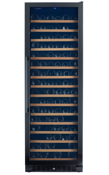 166 Bottle Black Stainless Wine Refrigerator, Single Zone - Smith & Hanks RE55003 RW428SRBSS - Smith & Hanks - Wine Fridge Pros