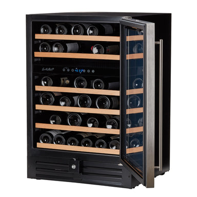 46 Bottle Premium Dual Zone Under Counter Wine Cooler - Smith & Hanks RE100009 RW145DRE - Smith & Hanks - Wine Fridge Pros