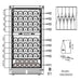 47" High Wine & Beverage Refrigerator Combo with Triple Temp. Zones - KingsBottle KBU265BW3 - KingsBottle - Wine Fridge Pros