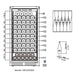 47" High Upright Wine & Beverage Refrigerator Combo with Low-E Glass Door - KingsBottle KBU265BW2 - KingsBottle - Wine Fridge Pros