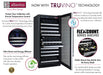 47" Wide FlexCount II Tru-Vino 256 Bottle Dual Zone Stainless Steel Side-by-Side Wine Refrigerator - Allavino 2X-VSWR128-1S20 - Allavino - Wine Fridge Pros