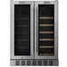 24" Dual Zone Wine and Beer Fridge Beverage Cooler - Empava BR07D - Empava - Wine Fridge Pros