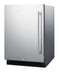 24" Wide Built-In All-Refrigerator, ADA Compliant- Summit AL54CSSLHD - Summit - Wine Fridge Pros