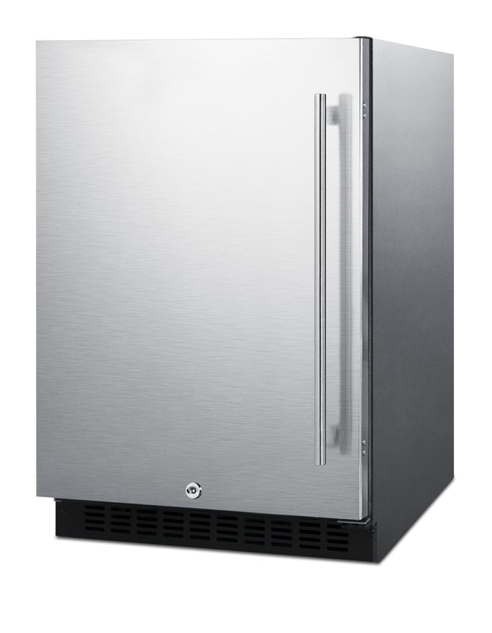 24" Wide Built-In All-Refrigerator, ADA Compliant- Summit AL54CSSLHD - Summit - Wine Fridge Pros