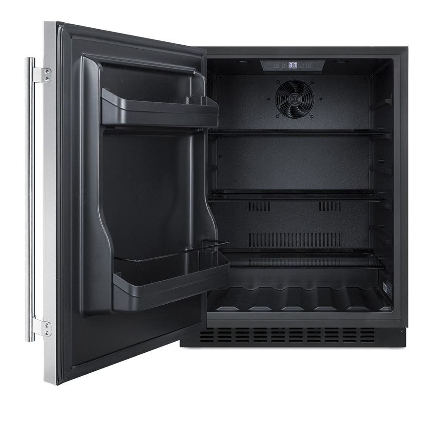 24" Wide Built-In All-Refrigerator, ADA Compliant - Summit AL54LHD - Summit - Wine Fridge Pros