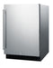 24" Wide Built-In All-Refrigerator, ADA Compliant- Summit AL54CSS - Summit - Wine Fridge Pros