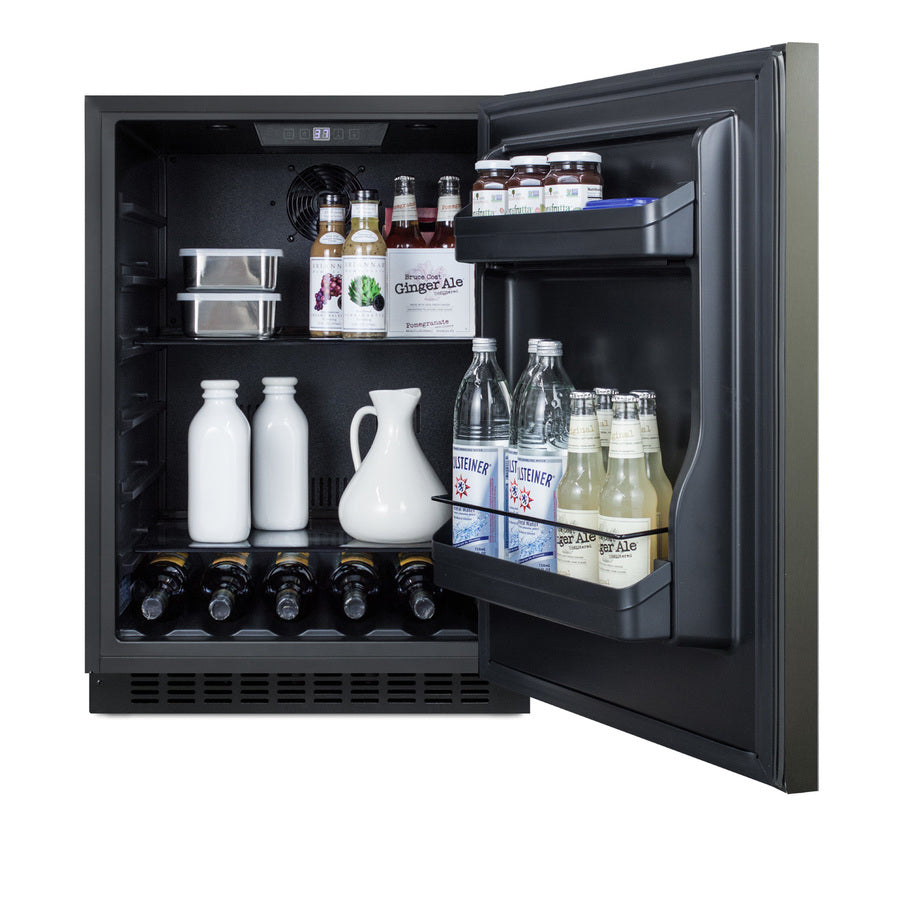 24" Wide Built-In All-Refrigerator, ADA Compliant - Summit AL54KSHH - Summit - Wine Fridge Pros