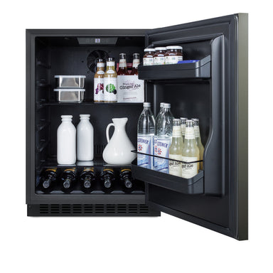 24" Wide Built-In All-Refrigerator, ADA Compliant - Summit AL54KSHHLHD - Summit - Wine Fridge Pros