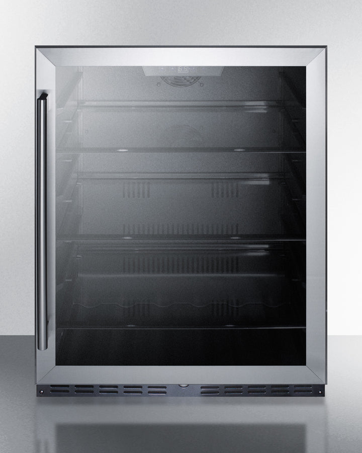 24" Wide Built-In Commercial Beverage Center, ADA Compliant - Summit AL57G - Summit - Wine Fridge Pros