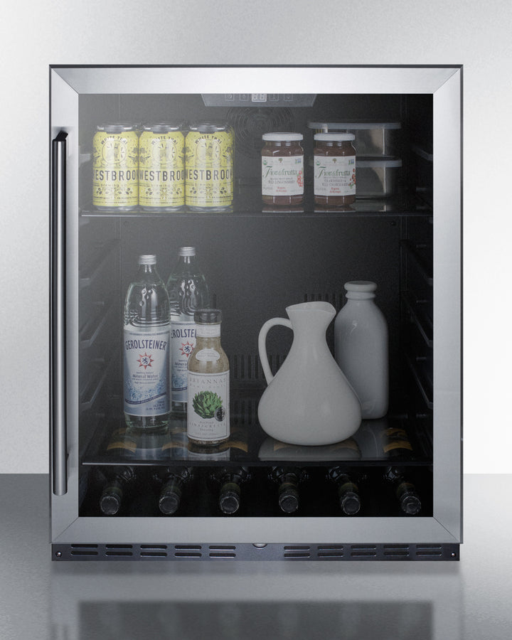 24" Wide Built-In Commercial Beverage Center, ADA Compliant - Summit AL57G - Summit - Wine Fridge Pros