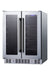 24" Built-In Dual-Zone Produce Refrigerator, ADA Compliant - Summit ALFD24WBVCSSPANTRY - Summit - Wine Fridge Pros