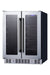 24" Built-In Dual-Zone Produce Refrigerator, ADA Compliant - Summit ALFD24WBVPANTRY - Summit - Wine Fridge Pros