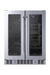 24" Built-In Dual-Zone Produce Refrigerator, ADA Compliant - Summit ALFD24WBVPANTRY - Summit - Wine Fridge Pros