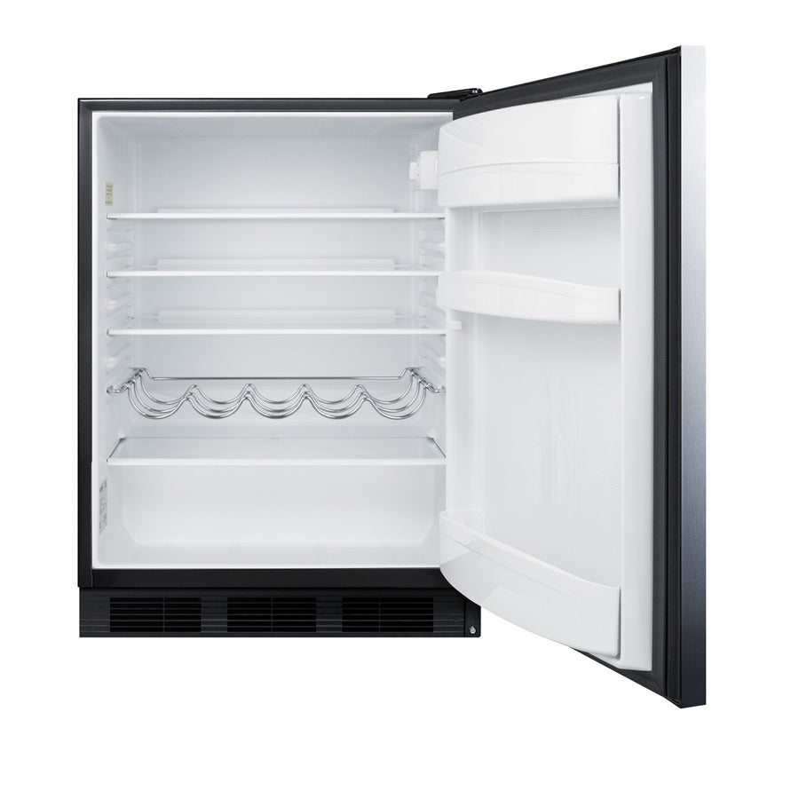 24" Wide Built-In All-Refrigerator, ADA Compliant - Summit AR5BS - Summit - Wine Fridge Pros