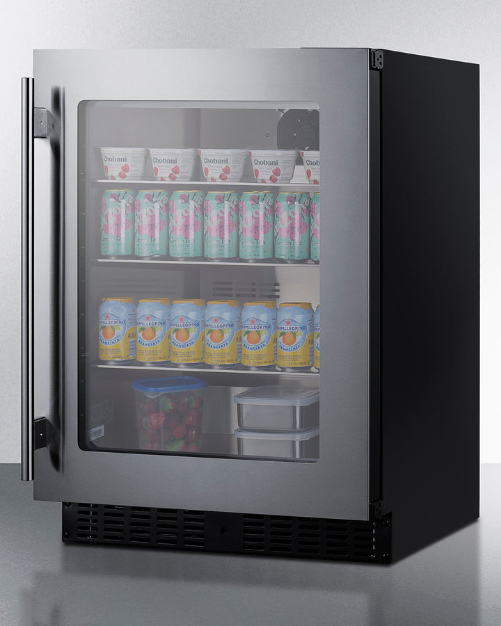 24" Wide Built-In Beverage Center, ADA Compliant Summit ASDG2411 - Summit - Wine Fridge Pros